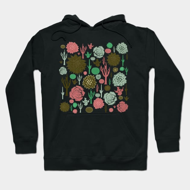 Desert Plants and Trees Hoodie by cesartorresart